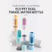 Travel Pet Water Bottle with Food Cap